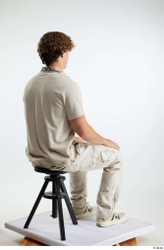 Man White Athletic Male Studio Poses